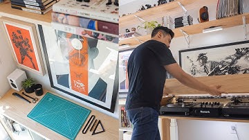 Room Tour – DIY Desk, Shelves, and Ikea Hack