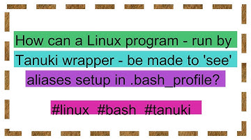 How can a Linux program - run by Tanuki wrapper - be made to 