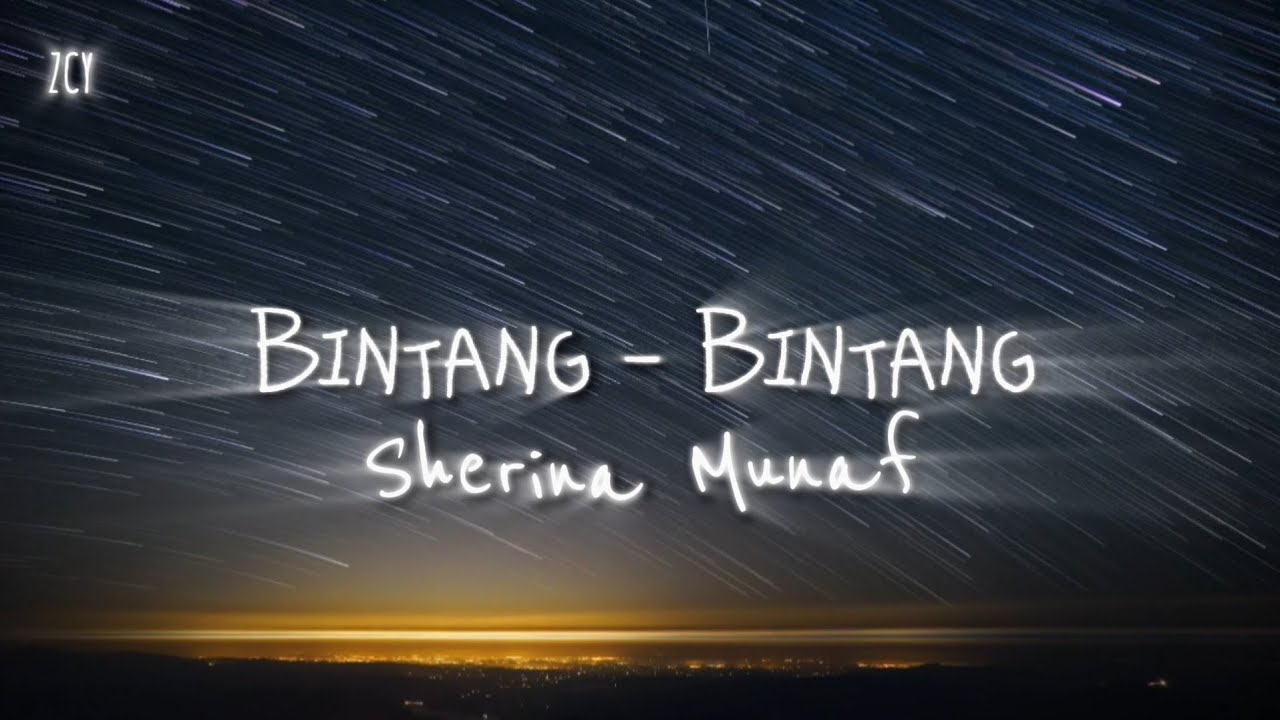Bintang bintang - Sherina Munaf (Lyrics) @zezevibesofficial #lyrics #bintangbintang #sherinamunaf