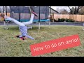 How to do an aerial  step by step instructions