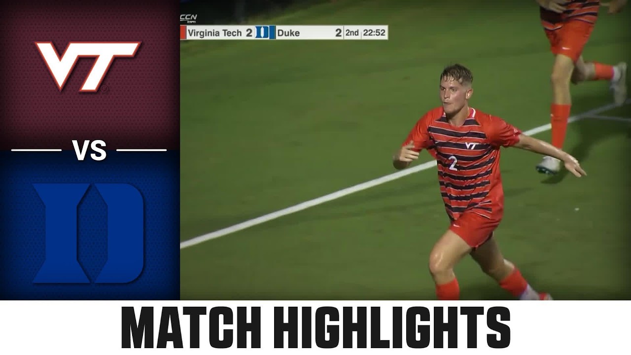 Virginia Tech vs. Duke Match Highlights | 2026 ACC Men's Soccer