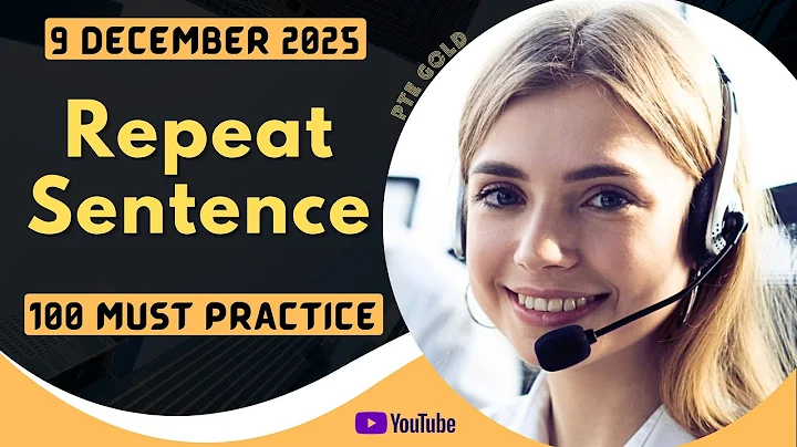 PTE Repeat Sentence - DECEMBER 2025 - MUST PRACTICE