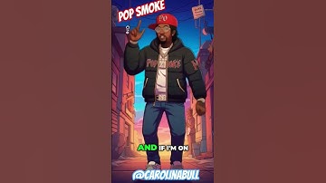 Animated Pop Smoke Raps in Rolls Royce  Viral Music Video Intro