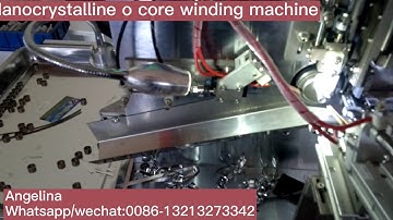 Nanocrystalline o core winding machine transformer core winding machine toroidal core winder