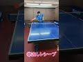 ダブルスのレシーブの種類９つ　#shorts #youtubeshorts #tabletennis #卓球