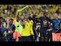 ECUADOR 1  ARGENTINA 1, CLASIFICACIÓN A CATAR , FESTEJOS DE HINCHAS Y JUGADORES