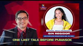 PBB 10: Direk Lauren talks to Gin before entering the house