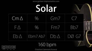 Solar (Jazz/Swing feel) 160 bpm : Backing Track