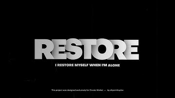 Modern Text Animation Titles - After Effects Template