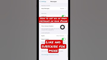 🤯How to stop SPAM Messages on your iPhone #iphonetipsandtricks #iphonetips #iphonetips #iphone