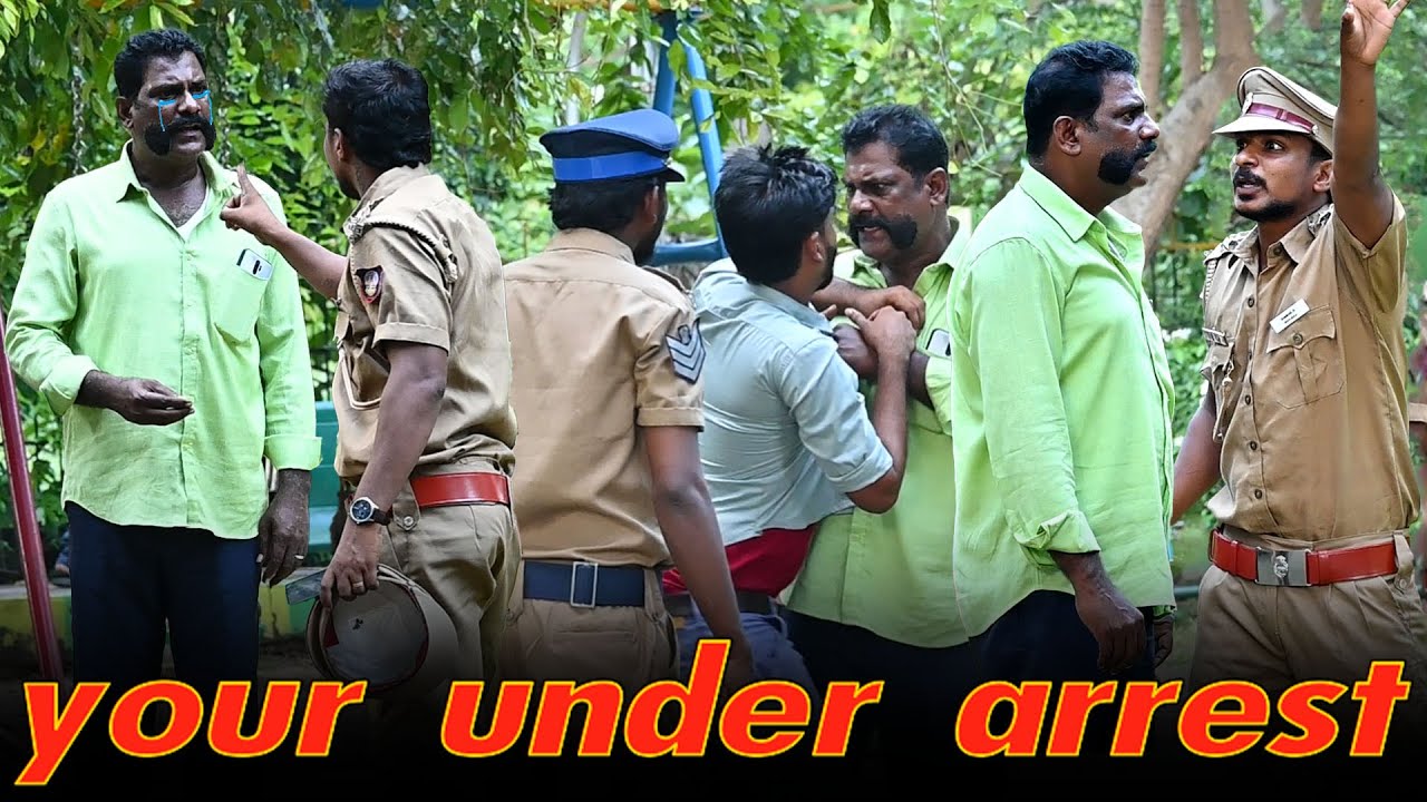 YOUR UNDER ARREST  | SARATH SARMESH AJITH COMEDY VIDEO | NAGAI 360* HEAD