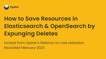 How to Expunge Deletes to Reduce Elasticsearch & OpenSearch Costs