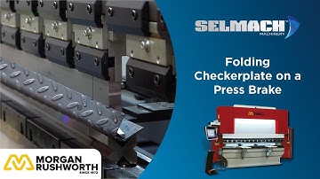Folding Checkerplate on a Press Brake