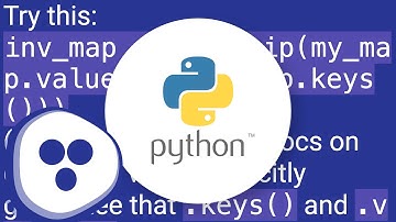 Reverse / invert a dictionary mapping