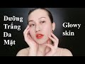 Quy trình dưỡng trắng - căng bóng da mặt tại nhà ♡ | Skincare routine for glowing skin | CHLOE DO