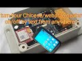 turn any Chinese/webasto heater on or off by text.