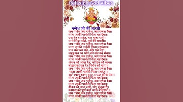 Thumbnail of Ganesh Ji ki Aarti #ganeshjikiaarti #ganeshchaturthi