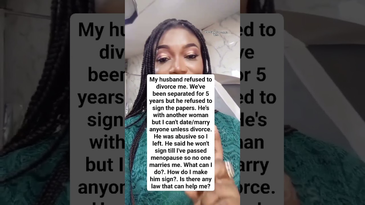 He won't sign the papers.What  can I do?