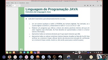 Aula LP 018 - Laços de Repetição - Parte 3