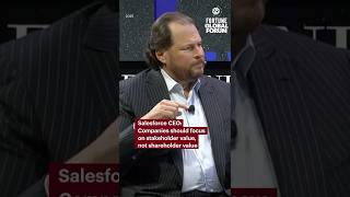 Salesforce CEO: Companies should focus on stakeholder value, not shareholder value #Salesforce