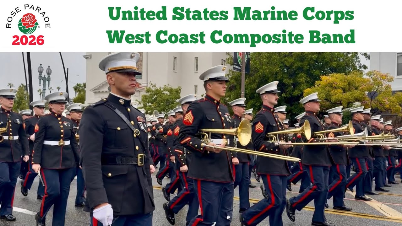 United States Marine Corps West Coast Composite Band (San Diego, CA)  - 137th Rose Parade 2026