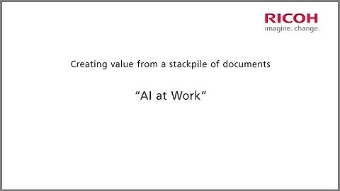 Business Introduction Videos＜AI at Work​＞