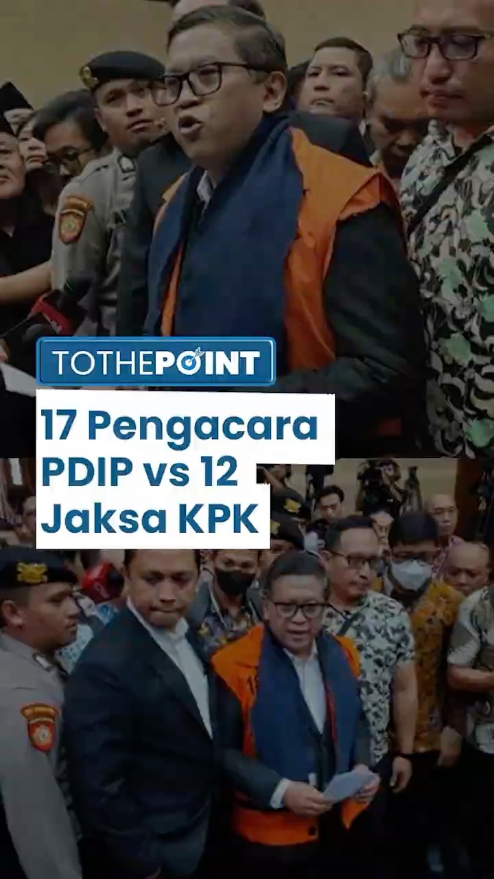 17 Pengacara Sekjen PDIP vs 12 Jaksa KPK Siap Bertempur di Sidang Perdana Hasto Kristiyanto Hari Ini