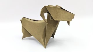 Origami GOAT tutorial 🐐 How to make a paper goat