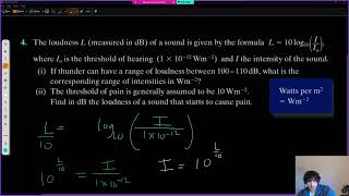 Algebra 3.11 | Exponential & Log Real-Life Problems (Part 4 of 7)