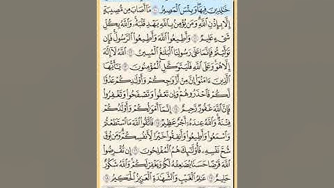 القرآن الكريم سورة التغابن كاملة محمد ايوب