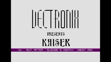 Kaiser by Vectronix  - Cracktro Atari ST