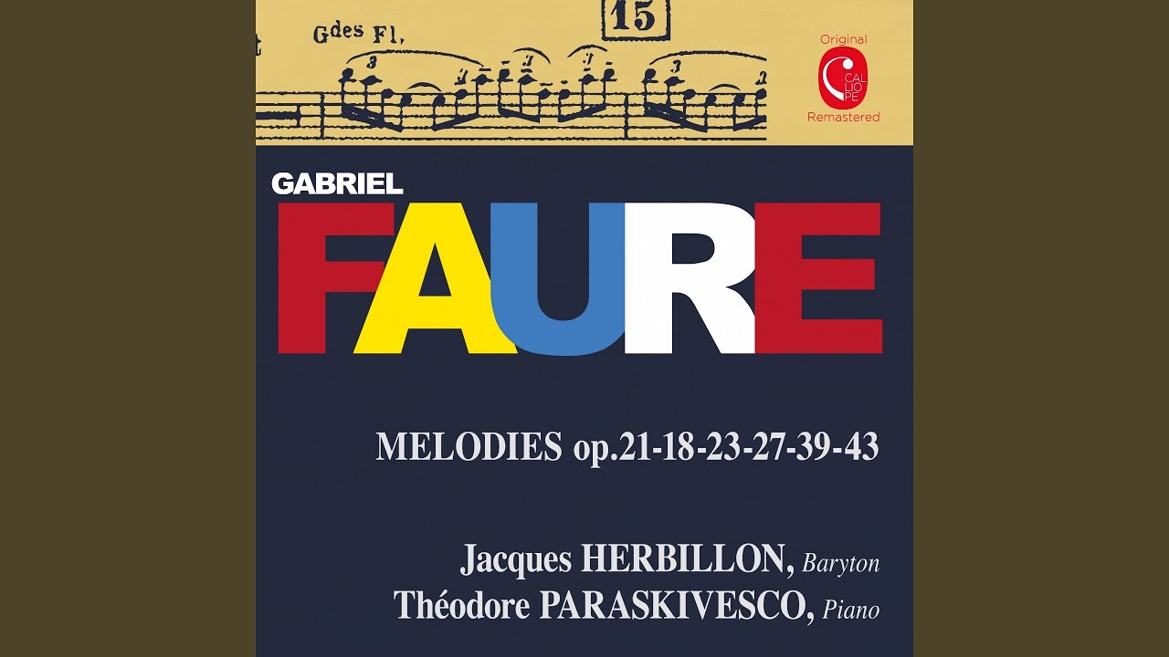 Trois mélodies, Op. 23: No. 1, Les berceaux Trois mélodies, Op. 23: No. 1, Les berceaux