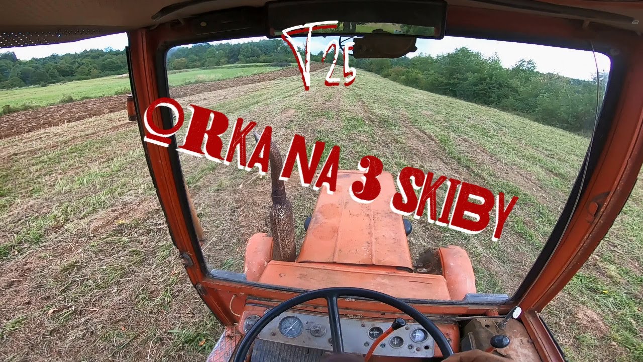 Władimirec T25 Orka na 3 skiby czyli Majster Uprawia pod siew/ciężka orka