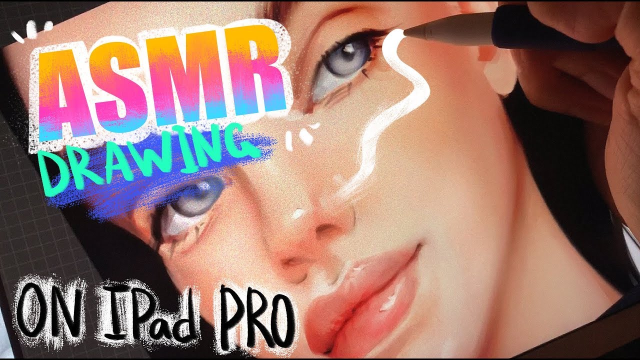 ASMR PAINTING PROCESS IN PROCREATE APP ON IPAD PRO BY BLUESSSATAN - YouTube