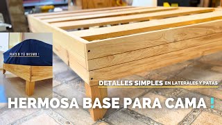 COMO HACER UNA BASE PARA CAMA MATRIMONIAL? DETALLES SIMPLES DAN UNA MEJOR VISTA! 23Min de CALIDAD!