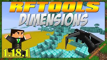 RFTools Dimensions Mod 1.18.1& How To Install for Minecraft