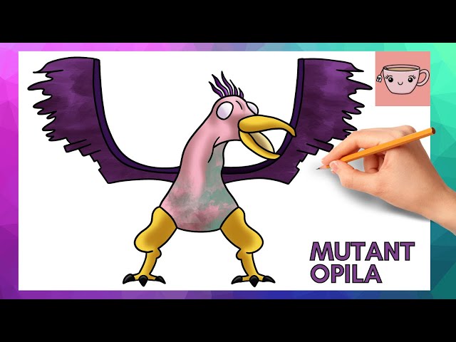 How to draw Opila (Bird Garten of Banban) 