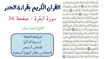 سورة البقرة صفحة 36 - احمد ديبان