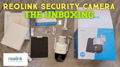 Unboxing the REOLINK The Best 360 Home Security Camera TrackMix with Solar Panel X003FGUJUD