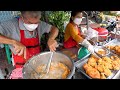 바삭함 끝판왕!! 소리까지 맛있는 600원 치밥! / 프라이드 치킨, 목살 튀김 / Fried chicken | Thailand street food