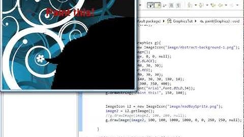Java programming part 93 Graphics : Java Draw Images 2
