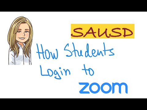 How Students Login to Zoom in SAUSD