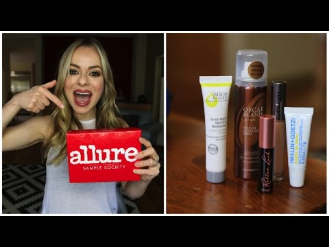 Allure March Sample Society Haul + Contest 