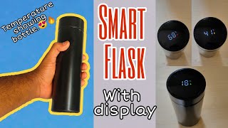 Flask With LED Temperature Display! Smart Water Bottle!