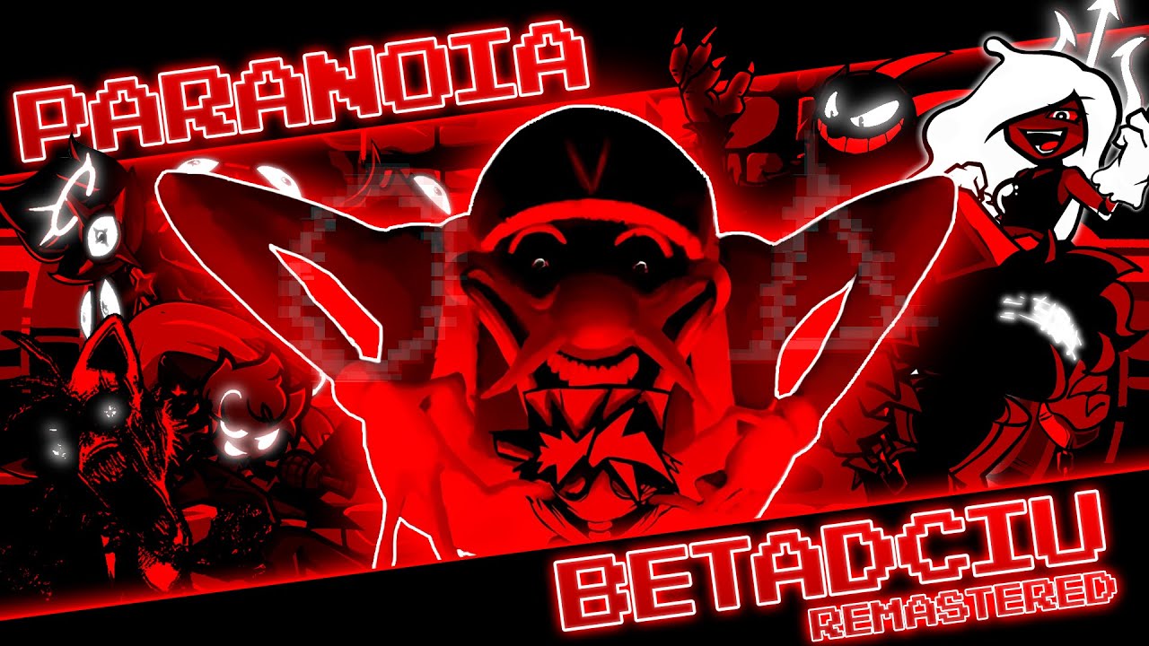 PARANOIA But Every Turn A Different Character Is Used: REMASTERED || Mario's Madness V2 BETADCIU