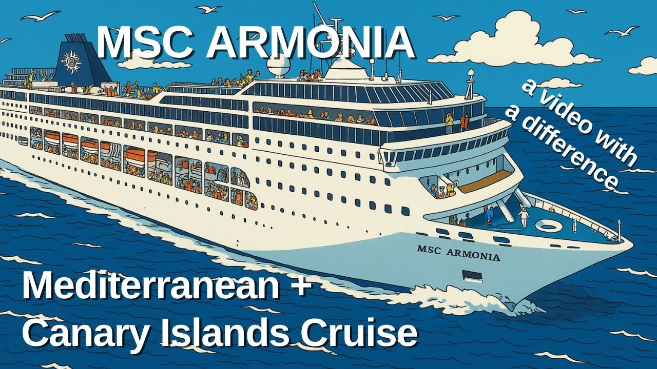 MSC ARMONIA Mediterranean + Canary Island Cruise - Picture Book Video