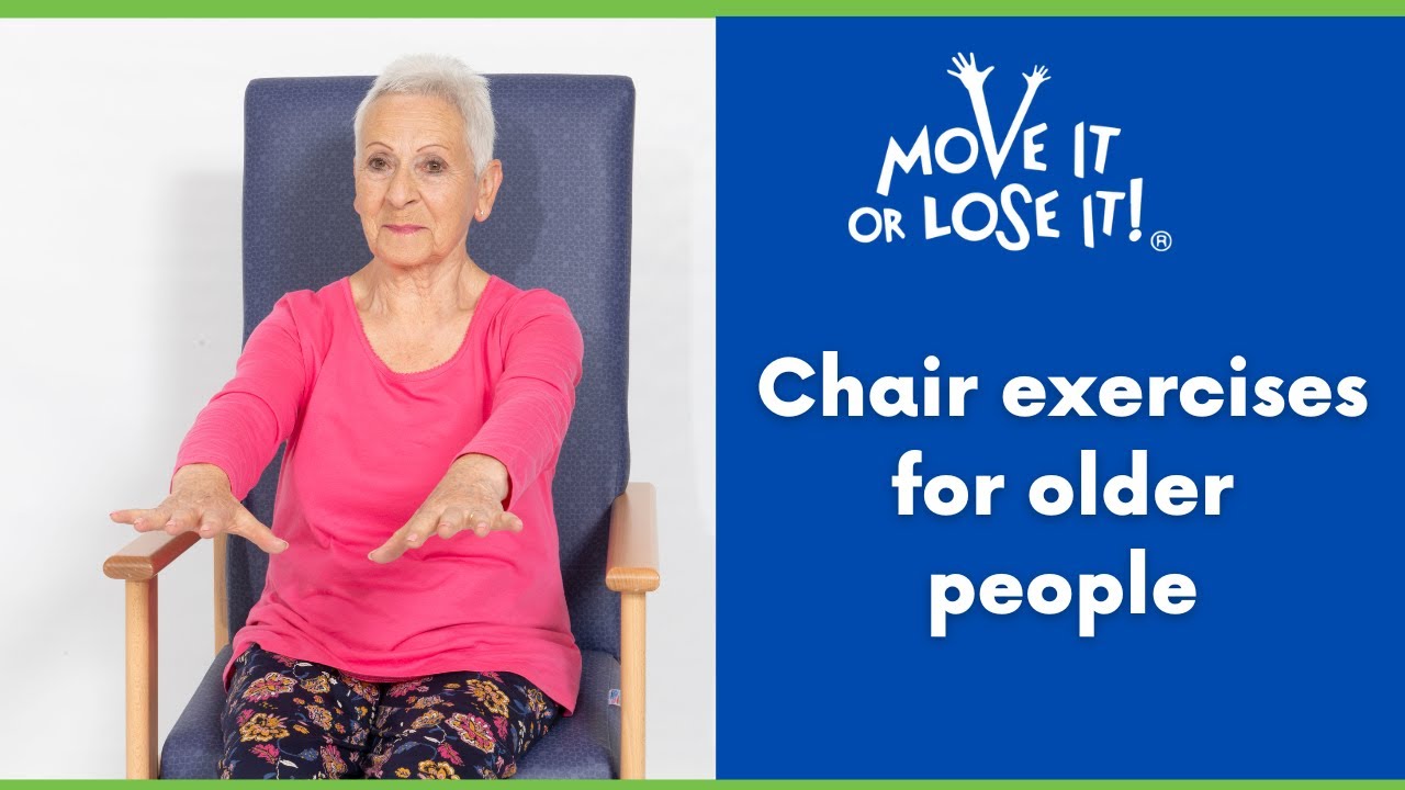 Bed & Chair exercises for older people - chair exercises