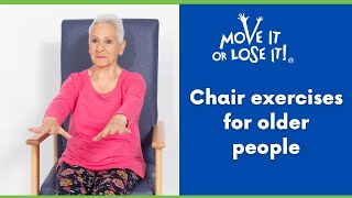 Bed &amp; Chair exercises for older people - chair exercises