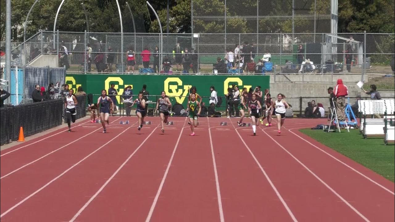 Frosh Girls 100m, H4 Castro Valley Relays 2023 YouTube