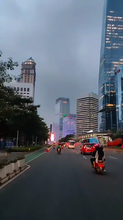 Video buat story wa, Jalan Sudirman, Jakarta #citylight #reels #view #jakarta #shorts